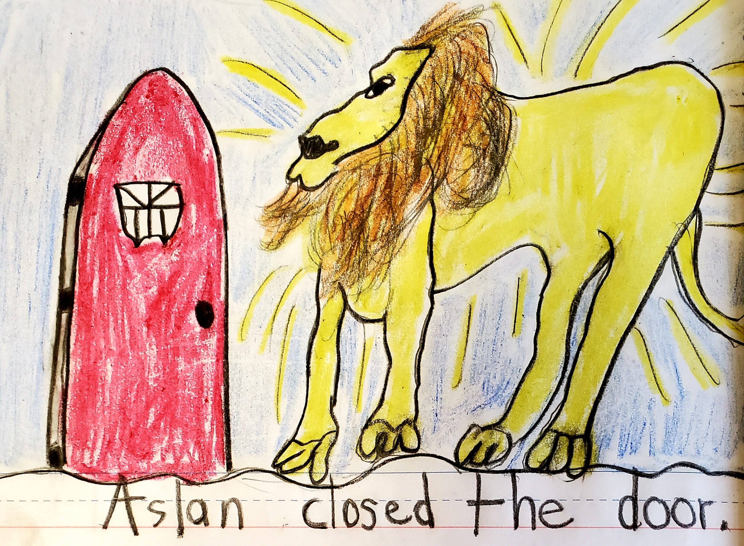 Aslan in 'A Horse and His Boy